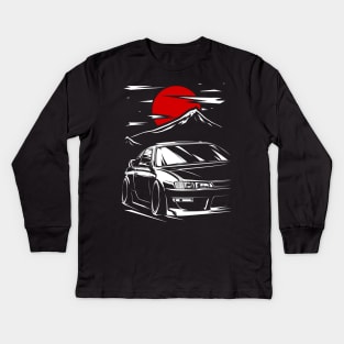 Silvia s14 Kouki Touge Kids Long Sleeve T-Shirt